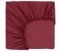 Простыня на резинке "Sofi de Marko" Трисс (бордо) Полисатин, 180х200х20
