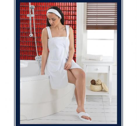 Набор для сауны женский Maison Dor "SKIRT" (розовый), S