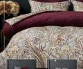 Постельное белье с одеялом "Kazanov.A." Агра (бургунд платина) Велюр/Egypt Cotton, Семейный