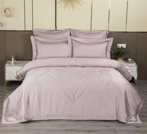 Постельное белье с одеялом "Kazanov.A." Laura (мокко лаванда) Тенсел, Евро
