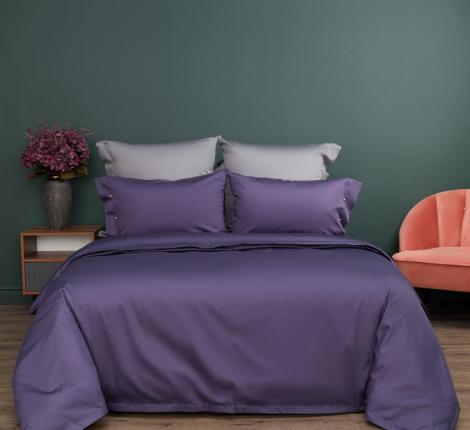 Постельное бельё "Sofi de Marko" Беллини (фиолетовый) Сатин ДеЛюкс, Евро