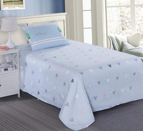 Постельное белье детское "Sofi de Marko" Кактус (голубой) Сатин, 1,5 спальный