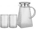 Кувшин и 2 стакана "МОНБЛАН" 887-164, 1,2 л/300 мл