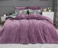 Постельное белье с одеялом "Kazanov.A." Пенинсула (винный пепел) Велюр/Egypt Cotton, Семейный