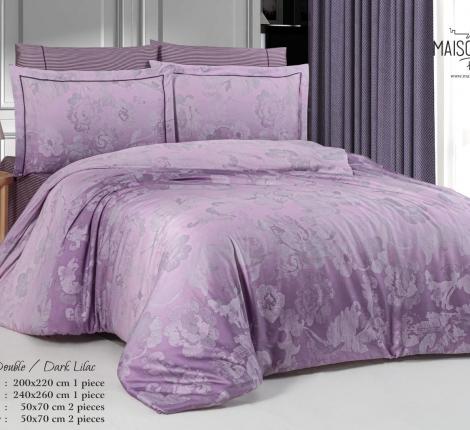 Постельное бельё "Maison D'or" AMBRE (тёмно-фиолетовый) Тенсел, Евро
