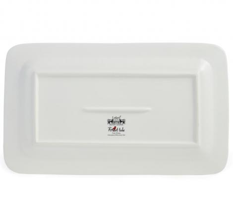 Блюдо прямоугольная "ЛЕСНАЯ СКАЗКА" СНЕГИРИ, длина 30 см