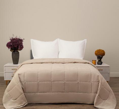 Покрывало "Sofi de Marko" Доминико (светло-бежевый) Канвас, 160х220