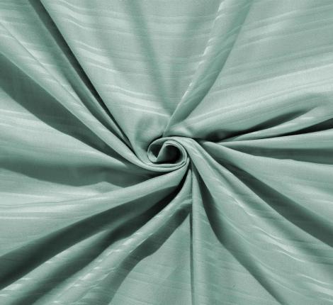 Постельное бельё "DO&CO" Сатин DELUX STRIPE, Евро (фисташковый)