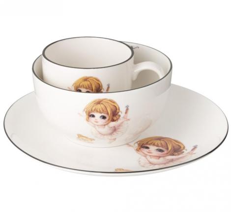 Набор детской посуды "Я ТАНЦУЮ", 3 предмета