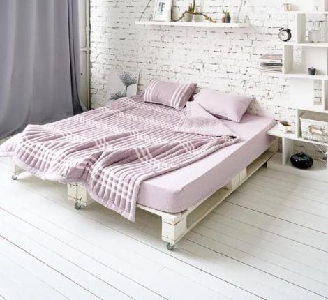 Одеяло-покрывало "OXYGEN" всесезонное, 200х220 (сливовый)