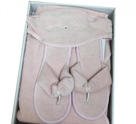 Набор для сауны женский Maison Dor "BELLE" (пыльная роза)