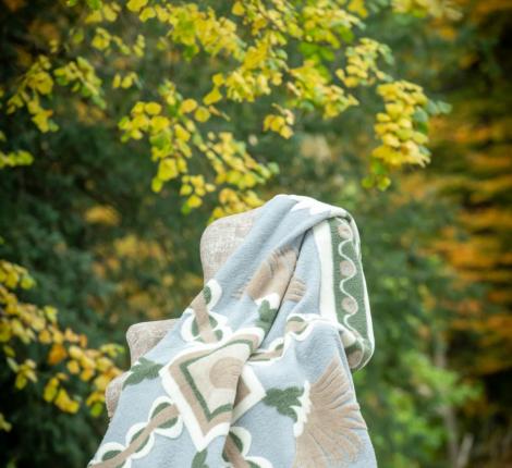 Плед кашемировый Frati "TRIONFALE" VERDE (зеленый), 150x190