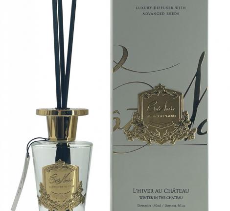 Диффузор "COTE NOIRE" L'HIVER AU CHATEAU золотой декор, 150 мл