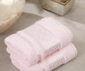 Комплект бамбуковых полотенец "METEOR" (50x90/2 шт.) ESCALE, розовый