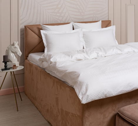 Наволочка "Chess Palette Grass" Жаккард, 50х90-2шт.