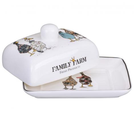 Маслёнка "FAMILY FARM", 17*14*7,5 см