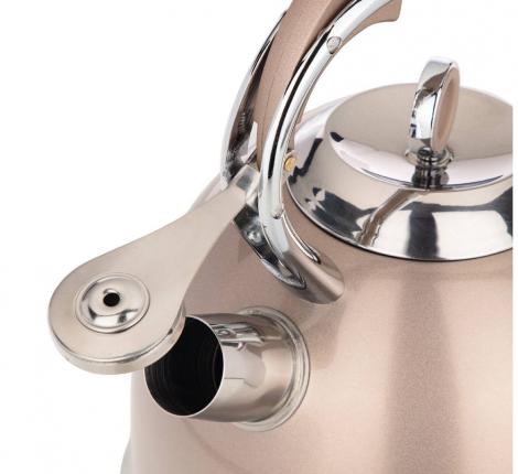 Чайник со свистком "ТЮДОР", 3,0 л (шампань)