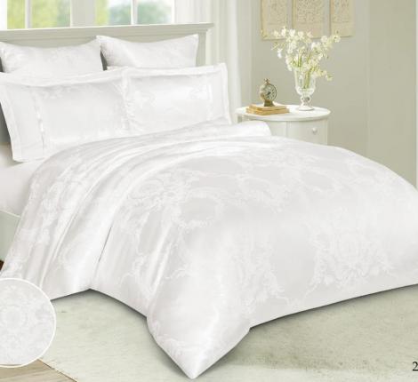 Постельное белье "Cleo" Satin Jacquard 31/219-SG Жаккард, Евро