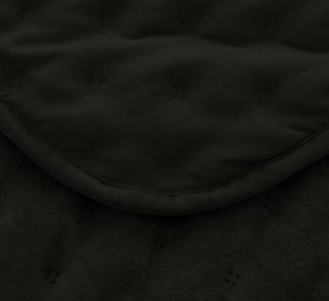 Покрывало из вареного бархата "KARTEKS" 02, 230х250 (антрацит)