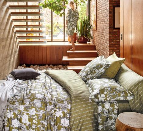 Постельное бельё "Blanc des Vosges" IMPERIAL OLIVE Сатин ДеЛюкс, Евро