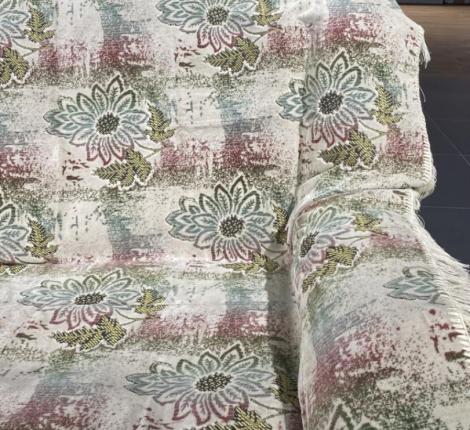 Комплект покрывал "Karteks" на диван 160х220 и два кресла 90х160 ПОДСОЛНУХ 2, перламутровый