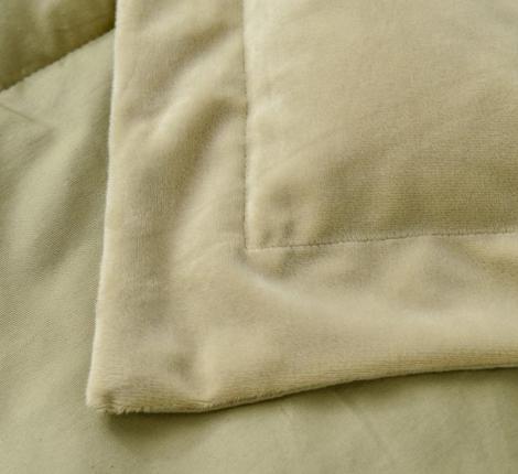 Постельное белье с одеялом &quot;Sofi de Marko&quot; Энрике (олива) Велюр, Семейный