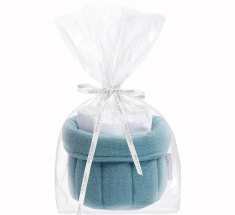 Набор махровых полотенец "Sofi de Marko" Donna (изумруд), 30х30-6шт.