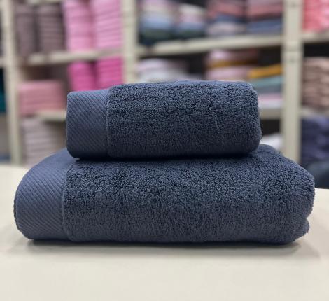 Полотенце микрокоттон AMBIELLA "TATLI" 70х140, антрацит