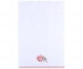 Полотенце Arya c вышивкой 40x60 Care, Белый
