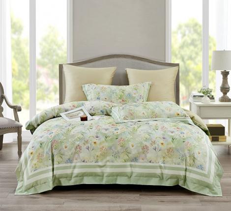 Постельное белье "Asabella" 2360-6 Фланель, Евро