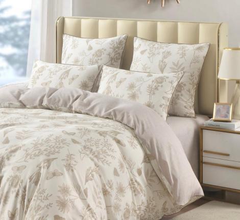 Постельное белье "Sofi de Marko" Вальтери (бежевый) Сатин, 2 спальный