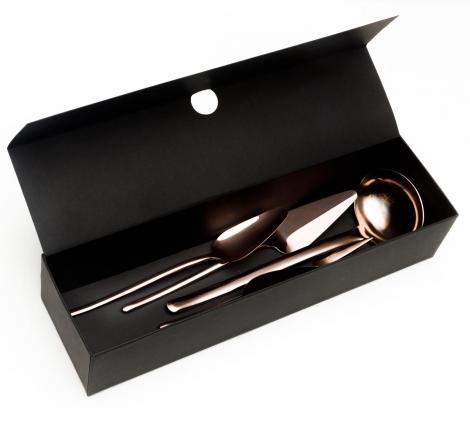 Набор столовых приборов для сервировки "STICK SERVING SET" CHOCOLATE, 5 предметов