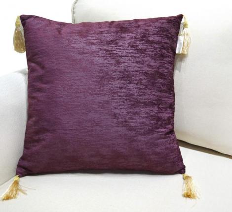 Наволочка декоративная "Sofi de Marko" Эстер (бордо) Жаккард, 45х45