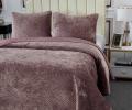 Покрывало "Sofi de Marko" Патрисия (пепел роза 1) Велюр, 240х260