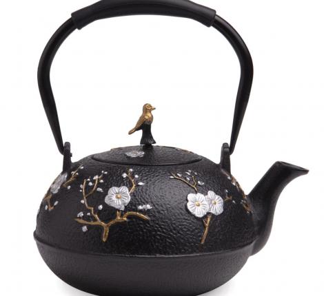 Заварочный чайник чугунный "Lefard" 734-1008 с эмалированным покрытием внутри, 1200 мл