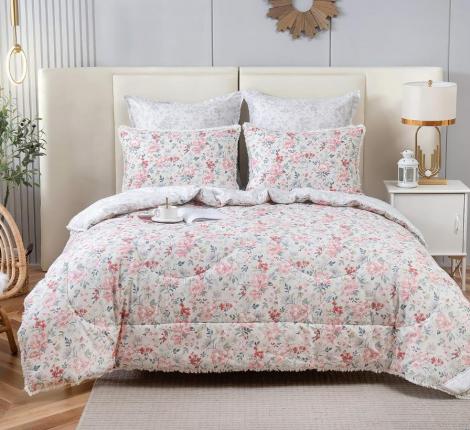 Постельное белье с одеялом "Sofi de Marko" Бернадетт №66 Сатин, 1,5 спальный