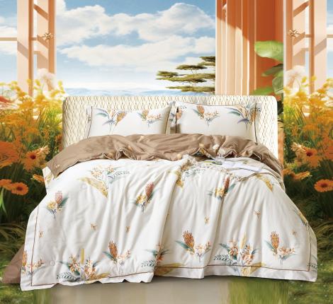 Постельное бельё с одеялом Madame Plumes "ENCANTED GARDEN" CT-09, Евро