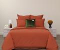 Постельное белье "Sofi de Marko" Саммер (оранжевый) Варёный хлопок, 1,5 спальный