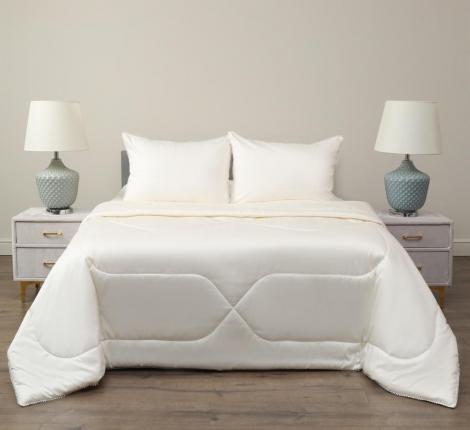 Постельное белье с одеялом "Sofi de Marko" Элиана (айвори) Сатин, Евро