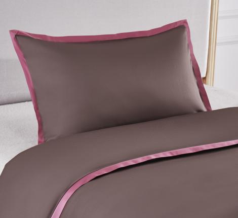 Постельное бельё Sharmes Solid «Coctail» 1,5 спальный, Терракотовый/темно-розовый