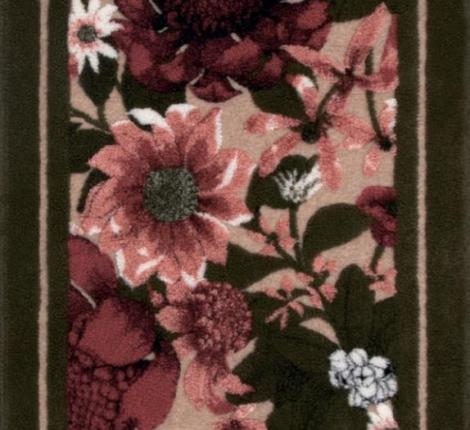 Ковер-дорожка шерстяной Frati "FLOWER FIELD", 75x200
