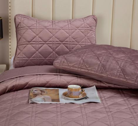 Покрывало велюровое "Kazanov.A." Dori (пыльная орхидея), 240х260