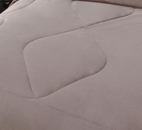 Постельное белье с одеялом "Sofi de Marko" Энрике (кофе-м) Велюр, Семейный