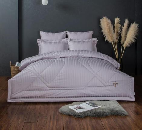 Постельное белье "Kazanov.A." Stripe Le-Man (платина лаванда) Страйп Сатин, Евро