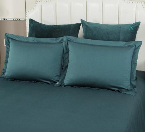 Постельное белье "Kazanov.A." Lindor Premium (изумруд) Egypt Cotton, Евро