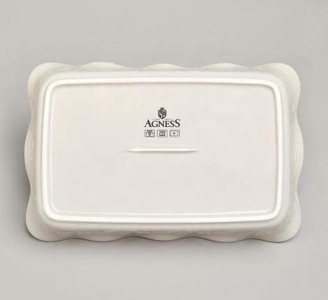 Форма для запекания "AGNESS" BEIGE, 1500 мл