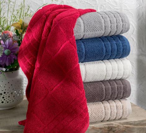 Набор махровых полотенец "PHILIPPUS" 50*90 (1/6 ) PLATINUM (E995) TITAN