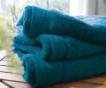 Полотенце махровое "Blanc des Vosges" UNI CEDRE (темно-бирюзовый), 30х30-2шт.