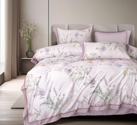 Постельное белье "Asabella" 2199-6 Фланель, Евро