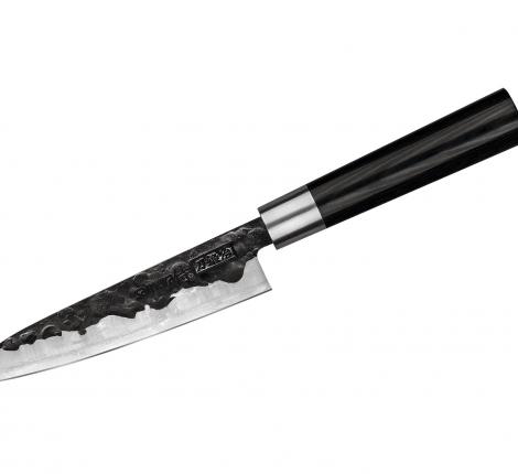 Набор:из 3 кухонных ножей "Samura BLACKSMITH" (23, 43, 95), гвоздичное масло, салфетка